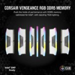 Memorie RAM CORSAIR VENGEANCE RGB 32GB (2x16) DDDR5 5600 MHZ - CMH32GX5M2B5600C36WK