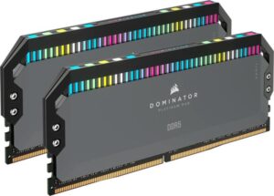 Memorie RAM DIMM Corsair 32 GB (2x16GB), RGB DDR5 4800MT/s 1.40V - CMT32GX5M2B600Z30K