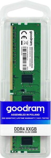 Memorie RAM Goodram, DIMM, DDR4, 8GB, CL19, 3200MHz - GR3200D464L22S/8G