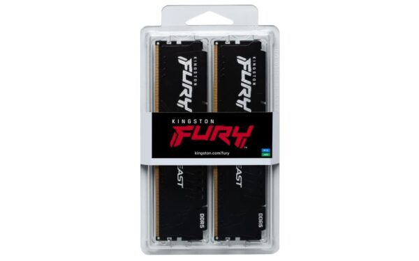 Memorie RAM Kingston 128GB (4x32GB) DDR5 5600MHz CL40 FURY Beast - KF556C40BBK4-128