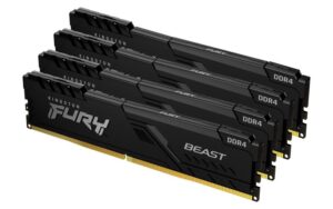 Memorie RAM Kingston Fury Beast, DIMM, DDR4, 16GB (4x4GB) - KF426C16BBK4/16