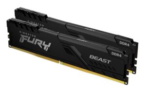 Memorie RAM Kingston Fury Beast, DIMM, DDR4, 32GB, CL16, 2666MHz - KF426C16BB1K2/32