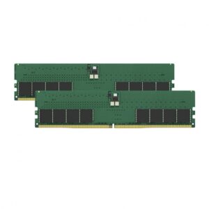 Memorie RAM Kingston, DIMM, DDR5, 32GB, 4800MHz, CL40, 1.2V, Kit of 2 - KCP548UD8K2-64