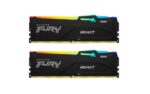 Memorie RAM Kingston, DIMM, DDR5, 32GB, 5600MHz, CL36, 1.25V, FURY - KF556C36BBEAK2-32