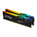 Memorie RAM Kingston, DIMM, DDR5, 64GB, 5600MHz, CL36, 1.25V, FURY - KF556C36BBEAK2-64