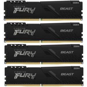 Memorie RAM Kingston Fury Beast, DIMM, DDR4, 16GB (4x4GB) - KF426C16BBK4/16