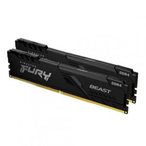 Memorie RAM Kingston Fury Beast, DIMM, DDR4, 32GB, CL16, 2666MHz - KF426C16BB1K2/32