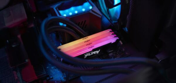 Memorie Kingston FURY Beast RGB 8GB DDR4 2666MHz CL16 - KF426C16BB2A/8