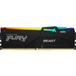 Memorie RAM Kingston FURY Beast RGB, DIMM, 16GB DDR5, CL40, 5600MHz - KF556C40BBA-16