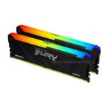 Memorie RAM Kingston Fury Beast RGB, DIMM, DDR4, 64GB - KF436C18BB2AK2/64