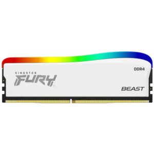 Memorie RAM Kingston Fury Beast White, DIMM, DDR4, 16GB - KF432C16BWA/16