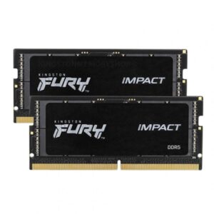 Memorie RAM Kingston Fury Impact, SODIMM, DDR5, 32GB, CL40, 4800MHz - KF548S38IBK2-32