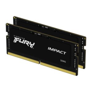 Memorie RAM Kingston Fury Impact, SODIMM, DDR5, 32GB, CL40, 4800MHz - KF548S38IBK2-32