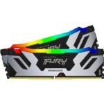 Memorie RAM Kingston Fury Renegade RGB, DIMM, DDR5, 32GB, CL32 - KF564C32RSAK2-32