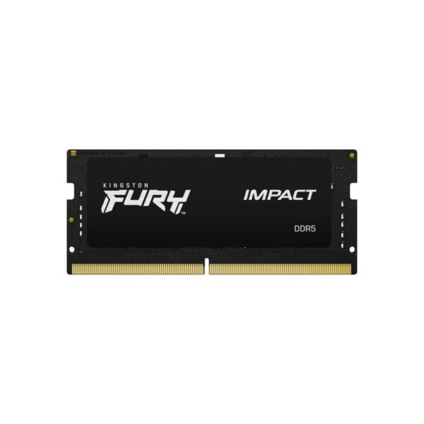 Memorie RAM Kingston Impact, SODIMM, DDR5, 16GB (2x8GB), CL40 - KF548S38IBK2-16