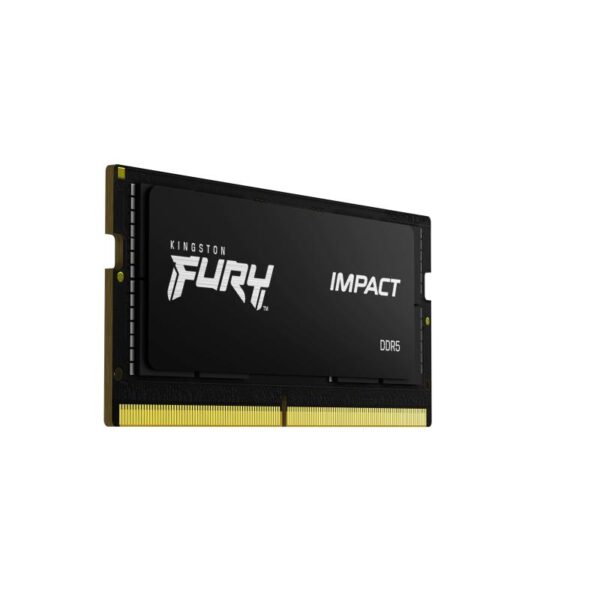 Memorie RAM Kingston Impact, SODIMM, DDR5, 16GB (2x8GB), CL40 - KF548S38IBK2-16