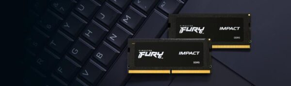 Memorie RAM Kingston Impact, SODIMM, DDR5, 16GB (2x8GB), CL40 - KF548S38IBK2-16