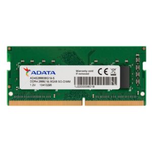 Memorie RAM notebook ADATA, SO-DIMM, DDR4, 8GB, CL19, 2666Mhz - AD4S26668G19-SGN