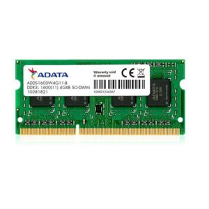 Memorie RAM notebook Adata, SODIMM, DDR3L, 8GB, CL11, 1600Mhz - ADDS1600W8G11-S