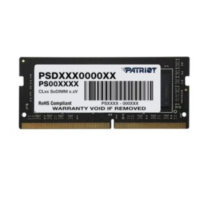 Memorie RAM notebook Patriot, SODIMM, DDR4, 16GB, CL17, 3200 Mhz - PSD416G320081S