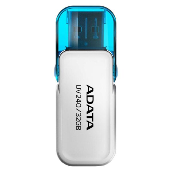 Memorie USB Flash Drive ADATA 32GB, UV240, USB 2.0, Alb - AUV240-32G-RWH