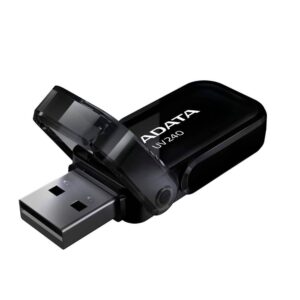 Memorie USB Flash Drive ADATA 32GB, UV240, USB 2.0, Negru - AUV240-32G-RBK