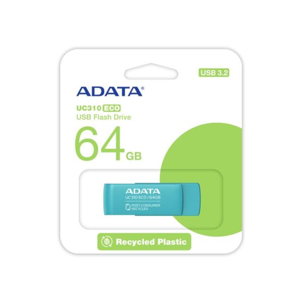 USB 64GB ADATA-UC310-ECO-64G - UC310E-64G-RGN