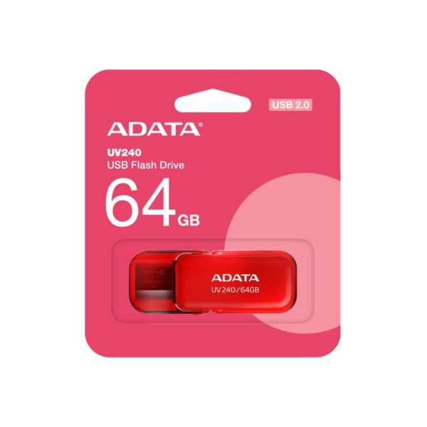 Memorie USB Flash Drive Adata, 64GB, AUV240-8G-RRD, USB 2.0, RED - AUV240-64G-RRD