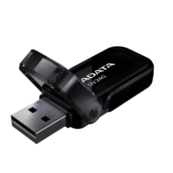 Memorie USB Flash Drive ADATA 64GB, UV240, USB 2.0, Negru - AUV240-64G-RBK
