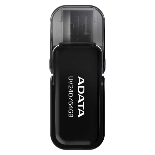 Memorie USB Flash Drive ADATA 64GB, UV240, USB 2.0, Negru - AUV240-64G-RBK