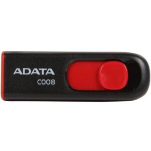 Memorie USB Flash Drive ADATA C008, 16GB, USB 2.0, negru - AC008-16G-RKD