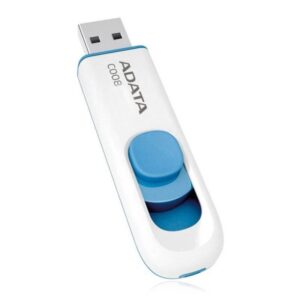 Memorie USB Flash Drive ADATA C008, 32GB, USB 2.0, alb - AC008-32G-RWE