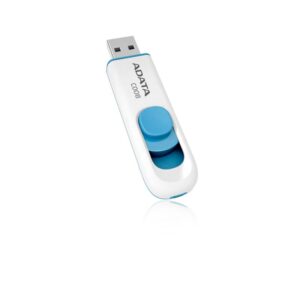 Memorie USB Flash Drive ADATA C008, 64GB, USB 2.0, alb - AC008-64G-RWE