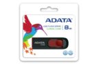 Memorie USB Flash Drive ADATA C008, 8GB, USB 2.0, negru - AC008-8G-RKD