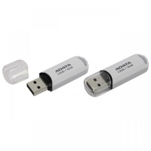 Memorie USB Flash Drive ADATA C906, 16GB, USB 2.0, alb - AC906-16G-RWH