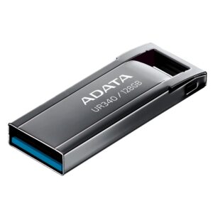 Memorie USB Flash Drive ADATA UR340, 128GB, USB 3.2, black metalic - AROY-UR340-128GBK