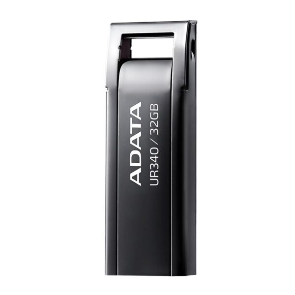 Memorie USB Flash Drive ADATA UR340, 32GB, USB 3.2, black metalic - AROY-UR340-32GBK