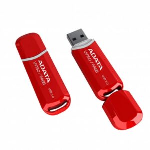 Memorie USB Flash Drive ADATA UV150, 64Gb, USB 3.0, rosu - AUV150-64G-RRD