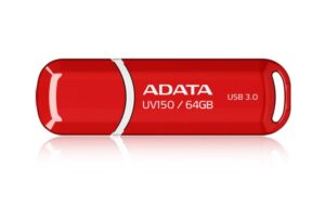 Memorie USB Flash Drive ADATA UV150, 64Gb, USB 3.0, rosu - AUV150-64G-RRD