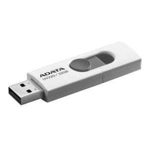 Memorie USB Flash Drive ADATA UV220 32GB, USB 2.0, alb - AUV220-32G-RWHGY