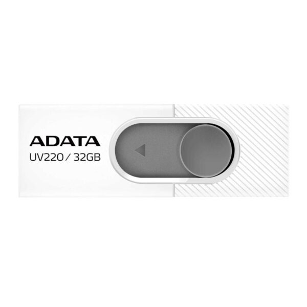 Memorie USB Flash Drive ADATA UV220 32GB, USB 2.0, alb - AUV220-32G-RWHGY