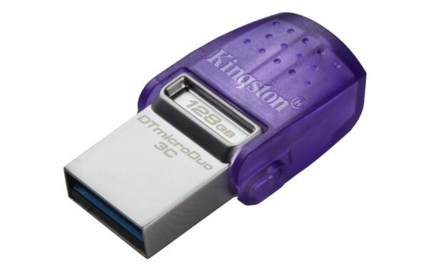 USB Flash Drive Kingston 128GB DT MicroDuo, USB 3.0, micro USB 3C - DTDUO3CG3/128GB