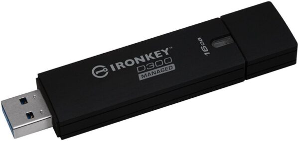 Memorie USB Flash Drive Kingston, 16GB, IronKey D300 Managed Encrypted - IKD300M/16GB