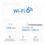 Mercusys AX1800 Whole Home Wi-Fi system HALO H70X (2-PACK)