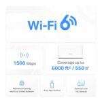 Mercusys Halo H60X (3-pack) Whole mesh Wi-Fi6 system, AX1500
