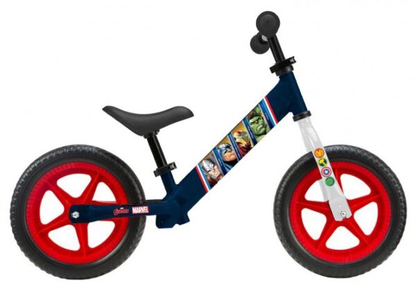 METAL BALANCE BIKE AVENGERS ALBASTRU - DIS-9943-MBAV