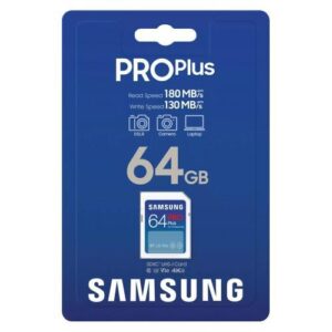 Micro Secure Digital Card Samsung, PRO Plus, 64GB, MB-SD256S/EU - MB-SD64S/EU