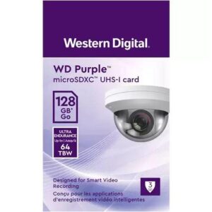 Micro Secure Digital Card Western Digital, 128GB, Clasa 10, Purple - WDD128G1P0C