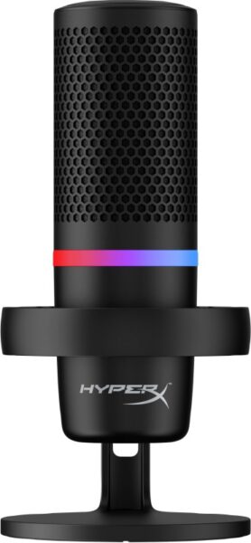 Microfon HP HyperX DuoCast, cardioid, RGB USB, Negru - 4P5E2AA