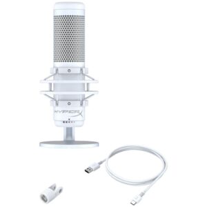 Microfon HP HyperX QuadCast S, White - 519P0AA